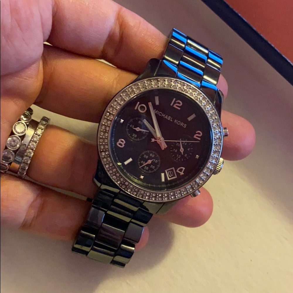 Michael Kors black ceramic watch - Picture 3 of 4